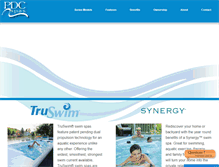Tablet Screenshot of pdcswimspas.com